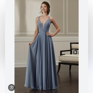 Christina Wu Celebration Bridesmaid Dress 22889 - Platinum color